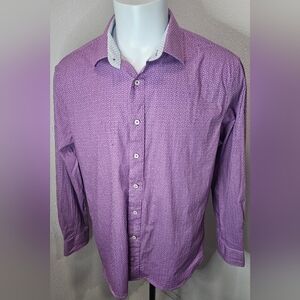 Nick Graham Corner Square Men's Dress Shirt XL